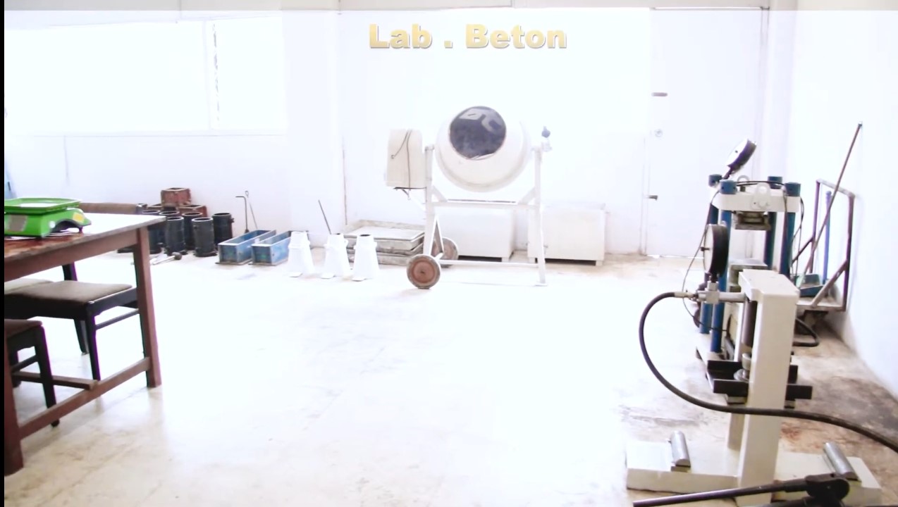 Fasilitas Laboratorium Beton Teknik Sipil